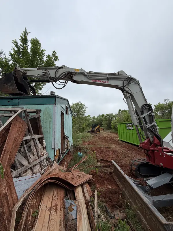 Site graded clean after full structure removal