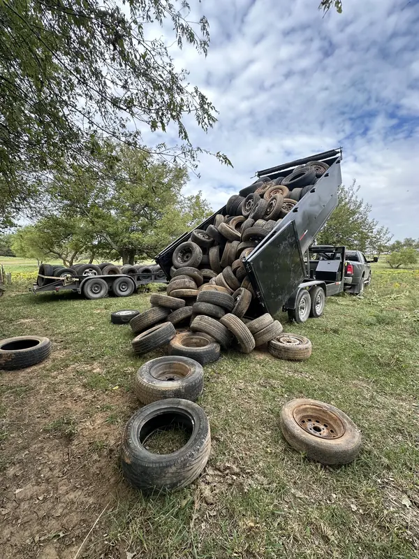 Dumpster rental trailer