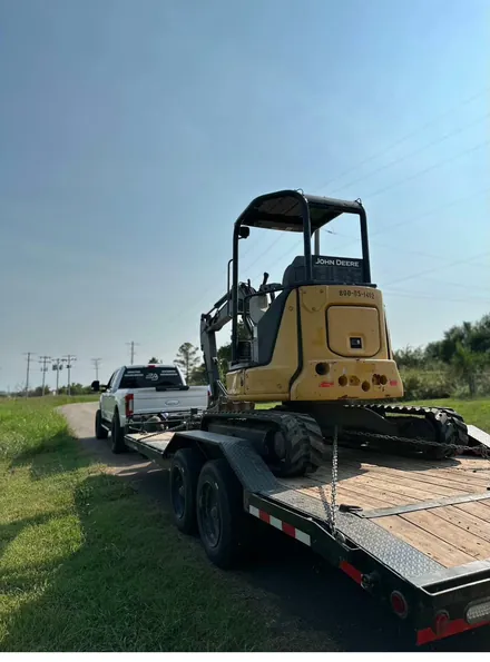 Trailer loaded with junk removed from an Oklahoma City property